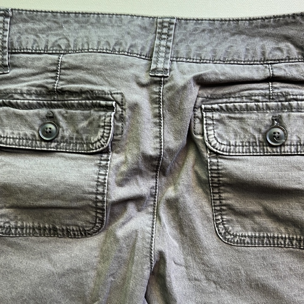 Eddie Bauer grey cropped pant size 4